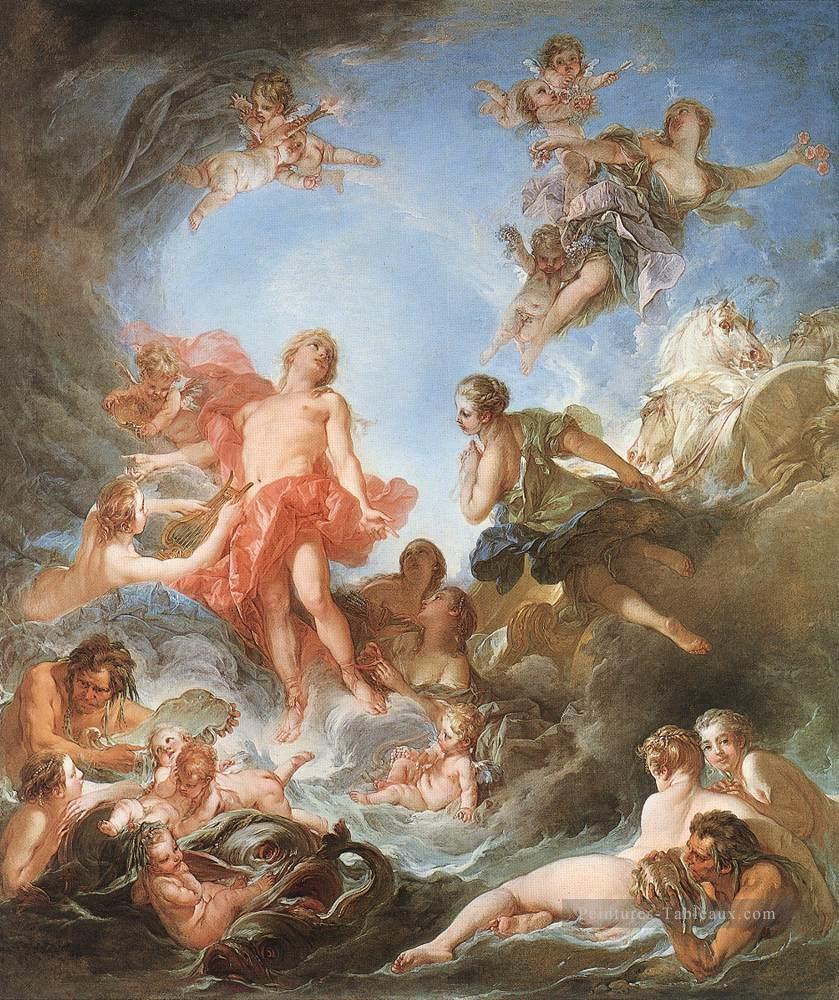 L’ascension du soleil Rococo François Boucher Peintures à l'huile